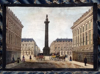 La Place Vendome - in „Views of Paris for Panoptic Polyorama“, ca. 1850