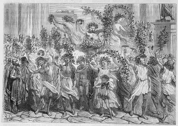 Die Feste des Bacchus in Athen (Antikes Griechenland) - in Les merveilles de l