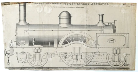 London und North Western Express Lokomotive, Platte 112