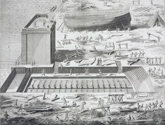 Marine, Baustelle in 