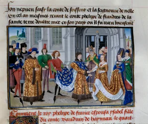 Hochzeit von Philippe Auguste und Isabelle de Hainault am 28. April 1181