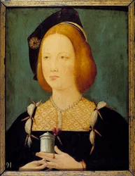 Maria Tudor, Königin von Frankreich - Porträt von Maria Tudor von England (1496-1534), dritte Frau von Ludwig XII.