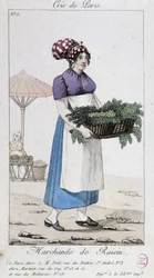 Traubenhändler - in „Cris de Paris“