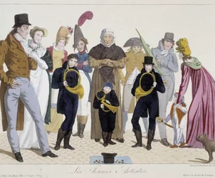 Straßenmusiker: junge Künstler (Horn) - Carnavalet