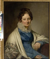 Porträt von Sophia Iwanowna Boratynskaia (geb. Baryshnikova)
