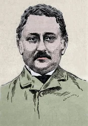 Porträt von Cecil John Rhodes (1853-1902) britischer Geschäftsmann und Kolonialverwalter