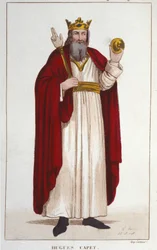 Porträt von Hugo I. Capet (ca. 941 - 996), Herzog von Frankreich und dann König von Frankreich
