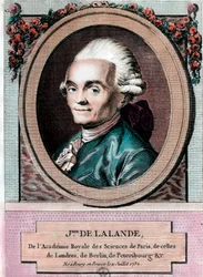 Porträt von Jean Jerome Lefrancois de Lallande (1732-1807)