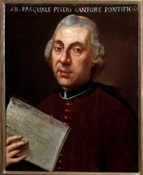 Porträt von Pasquale Piseri (Pisari) (1725-1778), italienischer Komponist