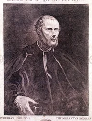 Porträt von Philippus Aureolus Theophrastus Bombastus von Hohenheim Paracelsus