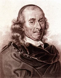 Porträt von Pierre Corneille (1606 - 1684), französischer Dramatiker.