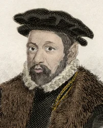 Porträt von Sir Nicholas Bacon (1510-1579), englischer Politiker und Anwalt