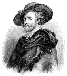 Porträt von Sir Peter Paul Rubens (1577-1640)