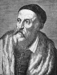 Porträt von Tiziano Vecellio (Der Tizian) (1490 - 1576)