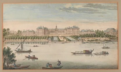 Royal Hospital Chelsea, Blick vom Fluss, ca. 1750