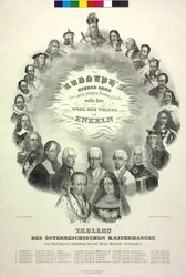 Tafel der österreichischen Kaiserfamilie von Rudolf von Habsburg