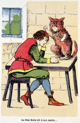 Geschichte des gestiefelten Katers: „Der gestiefelte Kater sagt zu seinem Herrn...“ 19. Jahrhundert