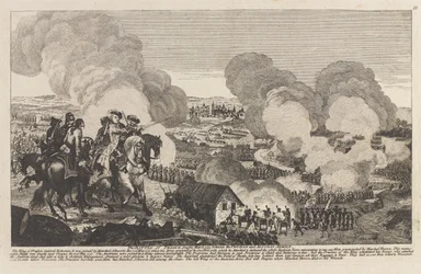 Die Schlacht von Prag, 6. Mai 1757 (Kupferstich)