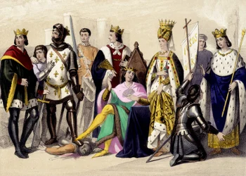 Die Kapetinger von Valois von 1328 bis 1422. Philipp VI., Johann II., Karl VI., Isabeau (Isabella, Elisabeth) von Bayern, Jeanne d