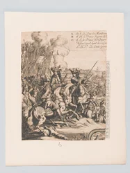 Der Herzog von Marlborough mit seinen Generälen