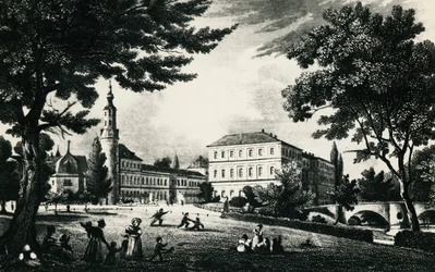 Weimarer Stadtschloss, Gravur, Deutschland