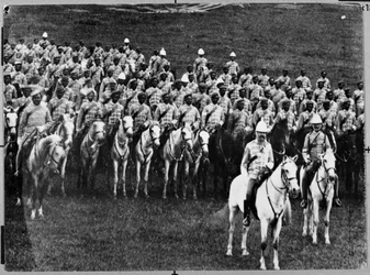 2. Madras Regiment Leichte Kavallerie auf Parade