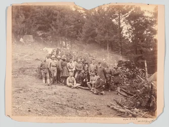 General McQueen und Stab, Black Mountain Expedition