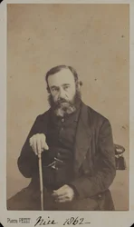Generalleutnant Sir James Outram in Zivilkleidung, Nizza, 1862