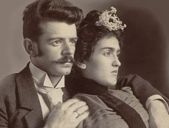Matilde Calderón und Guillermo Kahlo, Frida Kahlos Eltern (Foto)