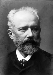 Porträt von Pjotr Iljitsch Tschaikowski (1840 - 1893), russischer Komponist