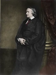 Porträt von Alfred de Vigny (Alfred Victor, Graf von Vigny)