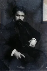 Porträt von Arthur Nikisch (s/w Foto)