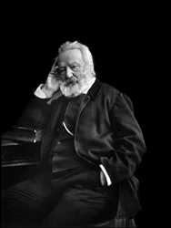 Porträt des englischen Schriftstellers Victor Hugo, um 1880