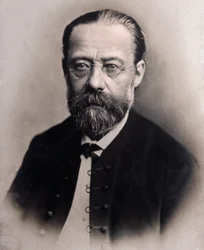 Porträt von Friedrich Smetana (Gravur nach Foto)