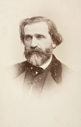 Porträt von Giuseppe Verdi, ca. 1860er Jahre