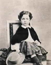 Porträt von Prinz Imperial Eugene Louis Napoleon Bonaparte (1856-1879), Sohn von Napoleon III. Anonymes Foto aufgenommen in Fontainebleau im Juni 1860