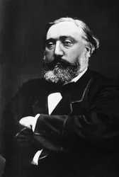 Porträt von Leon Gambetta (1838-1882), französischer Anwalt und Politiker.
