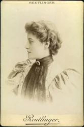 Porträt von Melle Brandes, Komödiantin (Marthe Brandes)