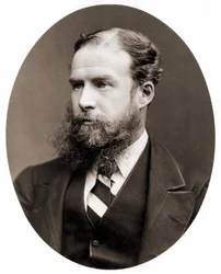 Porträt von Sir John Lubbock, Baron von Avebury (1834-1913), britischer Politiker, Naturforscher und Prähistoriker. Fotografie