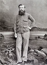 Porträt von Speke, britischer Entdecker (1827 - 1864)