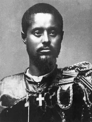 Ras Makonnen (Mekonnen Welde Mikael) (Abba Qagnew) (1852-1906), Ras von Abessinien, Oberbefehlshaber der äthiopischen Armee, Vizekönig von Harar 1887
