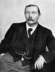 Sir Arthur Conan Doyle (1858-1930) schottischer Schriftsteller um 1910