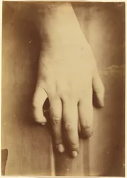 Studie einer Hand, 1865