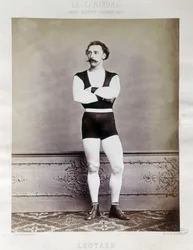 Der Turner Jules Leotard - in „Der Centaure“ vom Oktober 1867, Stadt Paris