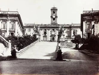 Ansicht des Kapitols mit dem Palazzo Senatorio, Rom