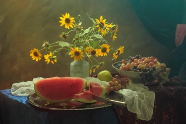 Sommer Sonnenblumen Stillleben