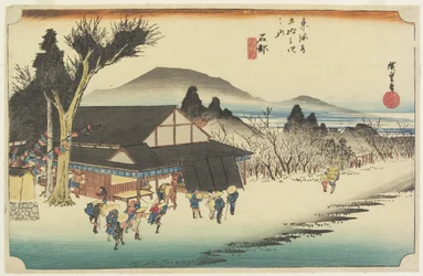 Megawa-Dorf, Ishibe, ca. 1833