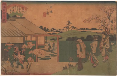 Ansicht von Mukojima (Hira-Iwa)