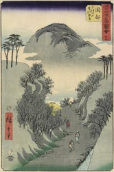 Nr. 22 Berg Utsu, Okabe, Juli 1855