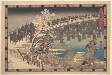 Szene I im XI. Akt des Chushingura